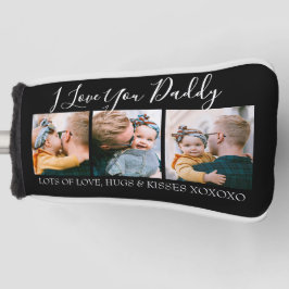 Moderne Aangepast I hou van je papa | 3 Foto Golfheadcover