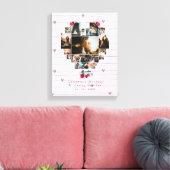Moderne, aangepaste 18-hartencadeaus voor afbeeldi canvas afdruk (Insitu (Woonkamer))