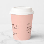 Moderne aangepaste Arabische Bismillah tekst zwart Papieren Bekers (Links)