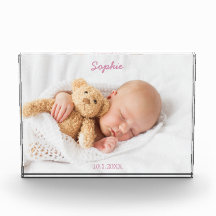 Moderne aangepaste Baby-fotoblok