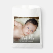 Moderne Aangepaste Babyfoto Dank Je Bedankzakje (Voorkant)