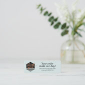 Moderne aangepaste bestelling Hartelijk dank Mini Visitekaartje (Staand voorkant)