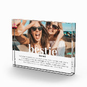 Moderne aangepaste bestitie betekent beste vriende fotoblokken (Rechts)