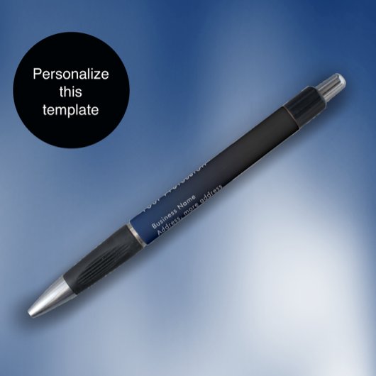 Moderne aangepaste blauwe verloop Business Promoti Pen