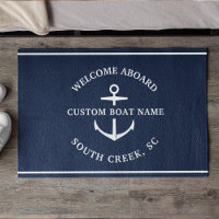 Moderne aangepaste boat Name Welcome Aboard Anchor