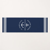 Moderne aangepaste botnaam Welkom op Nautisch vlak Yogamat (Voorkant (horizontaal))