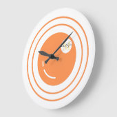 Moderne aangepaste cameralens naam Oranje gele kle Grote Klok (Hoek)