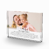 Moderne aangepaste definitie van een vader fotoblokken (Rechts)