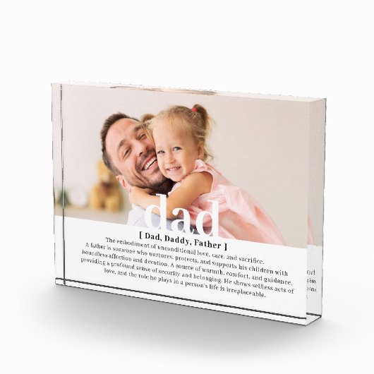 Moderne aangepaste definitie van een vader fotoblokken (Rechts)