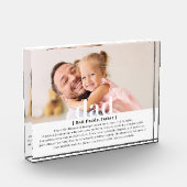 Moderne aangepaste definitie van een vader fotoblokken (Links)