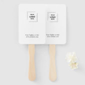 Moderne Aangepaste Evenementen Branding Stijl Handwaaier (Voorkant en achterkant)