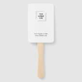 Moderne Aangepaste Evenementen Branding Stijl Handwaaier (Achterkant)