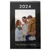 Moderne aangepaste familie foto kalender kleuren (Hoes)