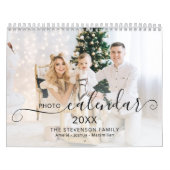 Moderne aangepaste foto 2023 chic kalender (Hoes)