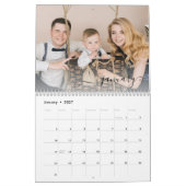 Moderne aangepaste foto 2023 chic kalender (Jan 2027)
