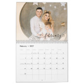 Moderne aangepaste foto 2023 chic kalender (Feb 2027)