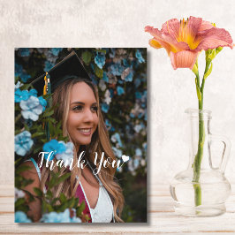Moderne, aangepaste foto, Afstuderen dank u Briefkaart