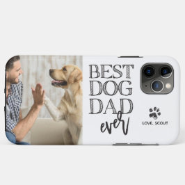 Moderne Aangepaste foto Beste hond Pap Case-Mate iPhone Case