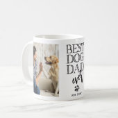 Moderne Aangepaste foto Beste hond Pap Koffiemok (Voorkant links)