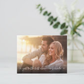 Moderne, aangepaste foto beste keuze ooit gemaakt briefkaart (Staand voorkant)