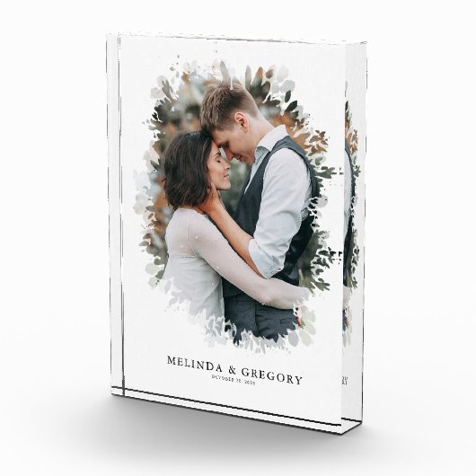 Moderne aangepaste foto Cadeaudecor Acrylblok (Rechts)