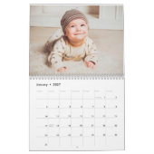 Moderne aangepaste foto Creëer Uw agenda 2025 Kalender (Jan 2027)