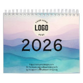 Moderne aangepaste foto Creëer uw eigen agenda Kalender (Hoes)