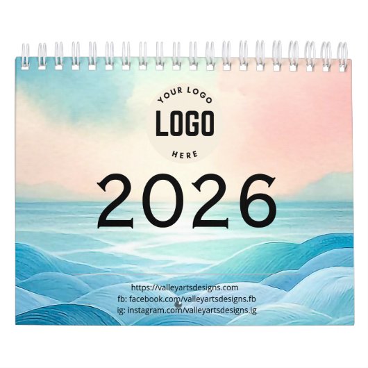 Moderne aangepaste foto Creëer uw eigen agenda Kalender (Hoes)