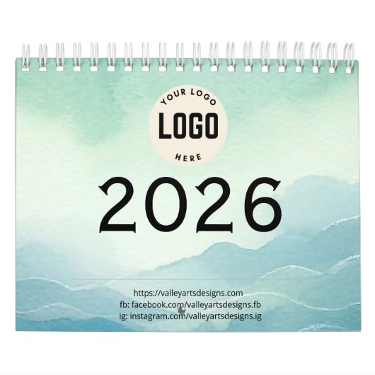Moderne aangepaste foto Creëer uw eigen agenda Kalender (Hoes)