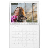 Moderne aangepaste foto Creëer Uw eigen elegant sc Kalender (Mar 2027)