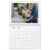 Moderne aangepaste foto Creëer Uw eigen elegant sc Kalender (Feb 2027)