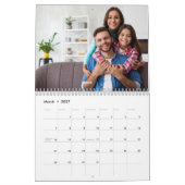 Moderne aangepaste foto Creëer Uw eigen familie Kalender (Mar 2027)