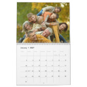 Moderne aangepaste foto Creëer Uw eigen familie Kalender (Jan 2027)