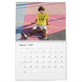 Moderne aangepaste foto Creëer Uw eigen familie Kalender (Feb 2027)