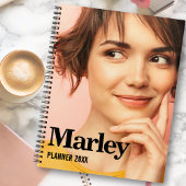 Moderne aangepaste foto Creëer uw eigen Schattige Planner