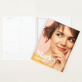Moderne aangepaste foto Creëer uw eigen Schattige Planner (Display)