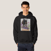 Moderne aangepaste foto en naam gepersonaliseerde  hoodie (Voorkant volledig)