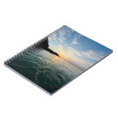 Moderne aangepaste foto gepersonaliseerde cadeau notitieboek (Linkerzijde)