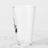 Moderne aangepaste foto glas (Links)