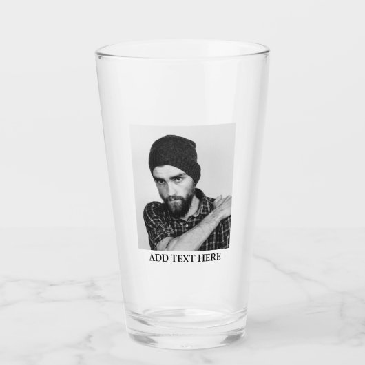 Moderne aangepaste foto glas (Voorkant)