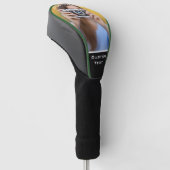 Moderne aangepaste foto golfheadcover (Schuin)