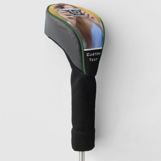 Moderne aangepaste foto golfheadcover (Schuin)