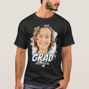 Moderne aangepaste foto grad gepersonaliseerde naa t-shirt