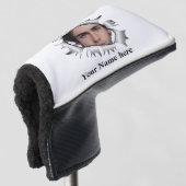 Moderne aangepaste foto in een gat golfheadcover (3/4 voorkant)