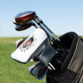 Moderne aangepaste foto in een gat golfheadcover (Insitu)
