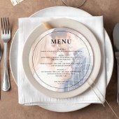 Moderne aangepaste foto minimalistische ronde brui feestdagenkaart