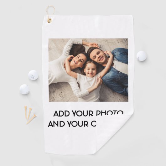 Moderne aangepaste foto of Logo Team Logo golf Golfhanddoek (Insitu)