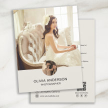 Moderne aangepaste foto QR-fotograaf Bedrijf