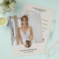 Moderne aangepaste foto QR Fotograaf Business