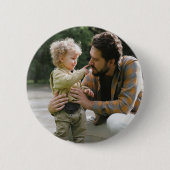 Moderne aangepaste foto ronde button 5,7 cm (Voorkant)